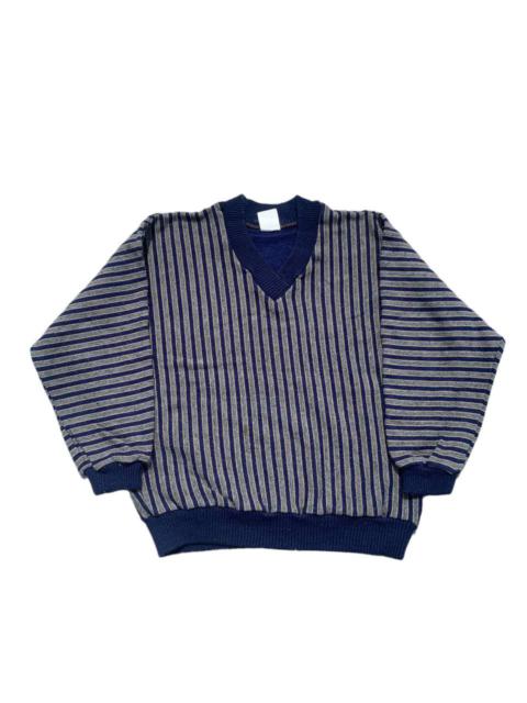 Other Designers Vintage Vertical Striped Wing Sweater