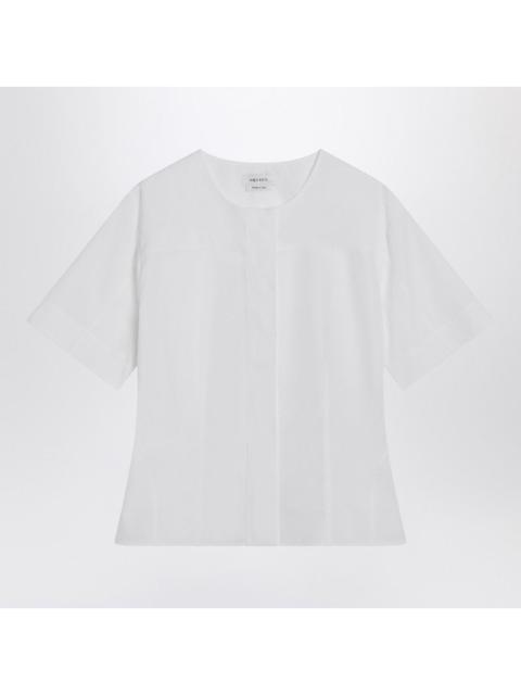 Alexander McQueen Alexander Mcqueen White Corset Shirt In Poplin Women