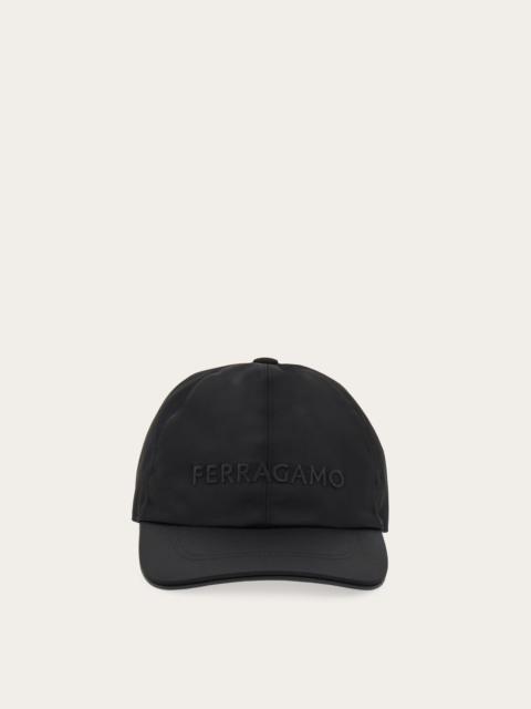 Baseball cap with embroidered logo