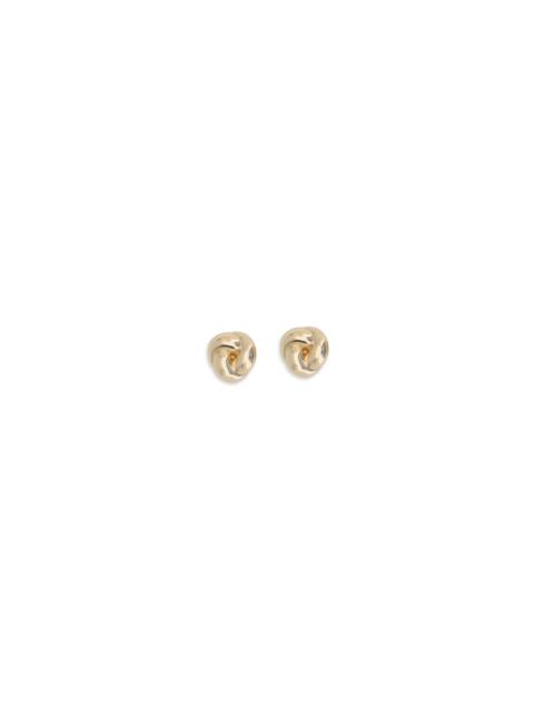 self-portrait Self-portrait Small Gold Drop Knot Earrings Gold