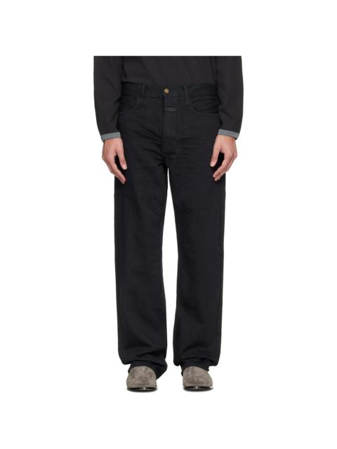 Fear of God Black Straight 5 Pocket Jeans