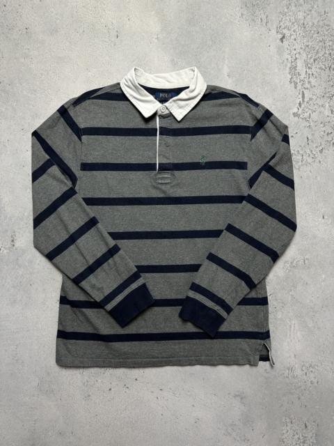 Other Designers Vintage Polo Ralph Lauren Striped Henley L/S Rugby Style 00s