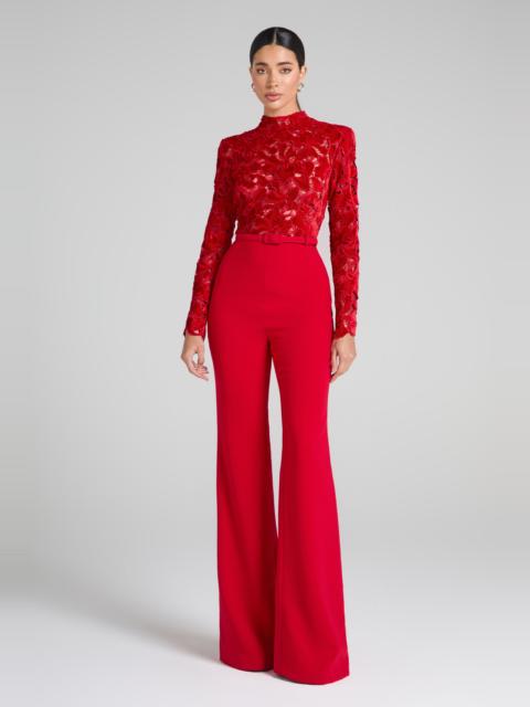 NADINE MERABI Eleanor Red Jumpsuit