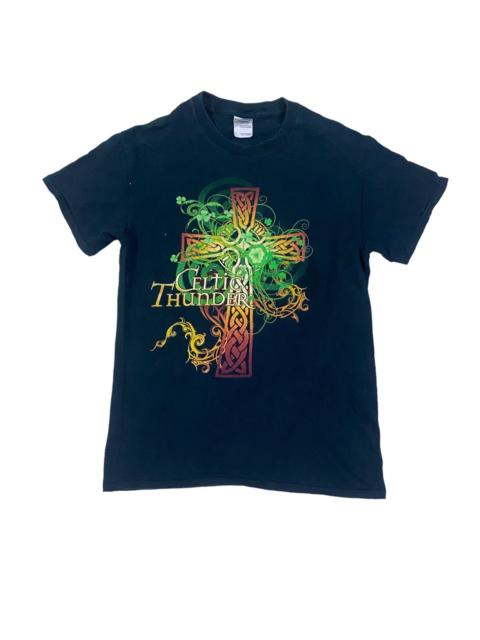 Other Designers Band Tees × Vintage - CELTIC THUNDER Irish ☘️ Folk Rock Band