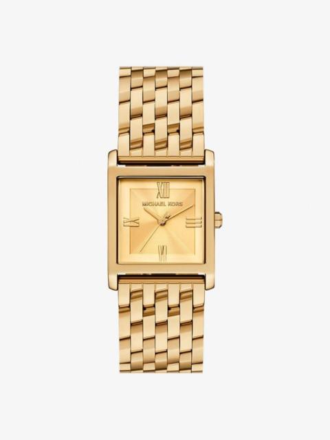 MICHAEL KORS Michael Kors Petite Georgie Quartz Gold Dial Ladies Watch MK4934