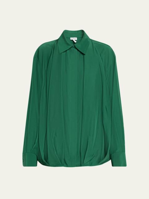 Loewe Charmeuse Balloon Button-Down Shirt