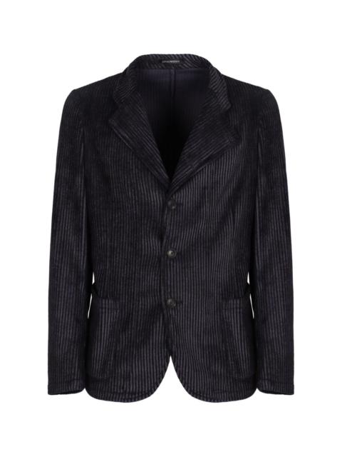 EMPORIO ARMANI Single-breasted blazer jacket