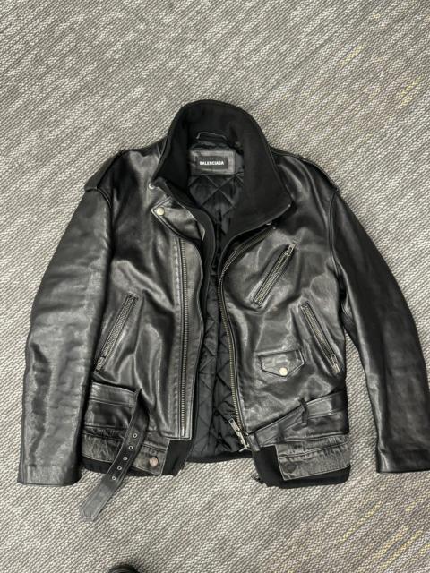 BALENCIAGA Balenciaga 3-in-1 Leather Jacket