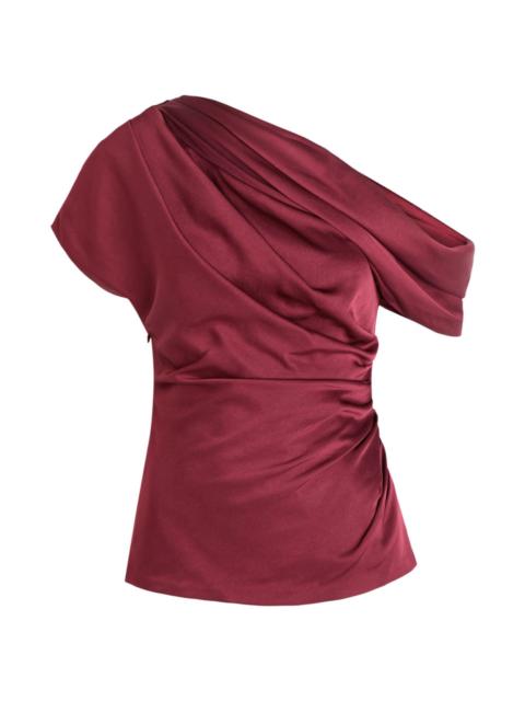SIMKHAI Simkhai Phoebe Draped Satin top