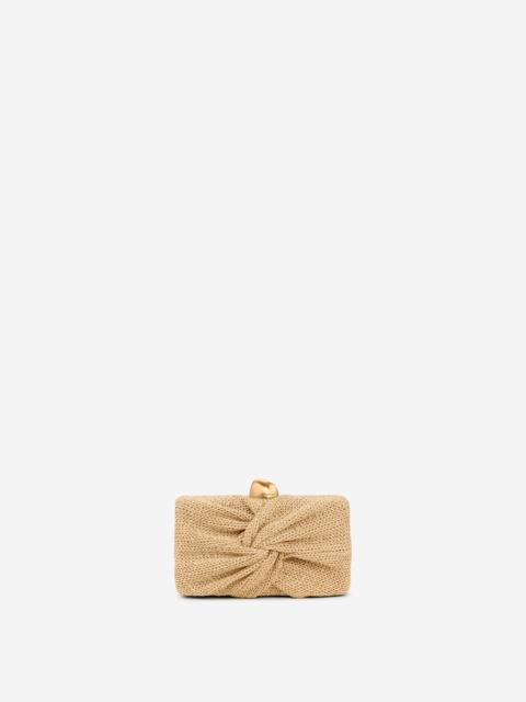 Cult Gaia LISSE RAFFIA CLUTCH BAG