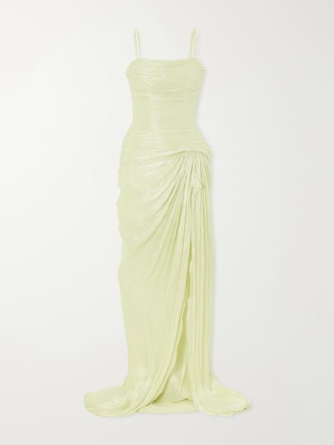 MARMAR HALIM Draped Sleeveless Gown