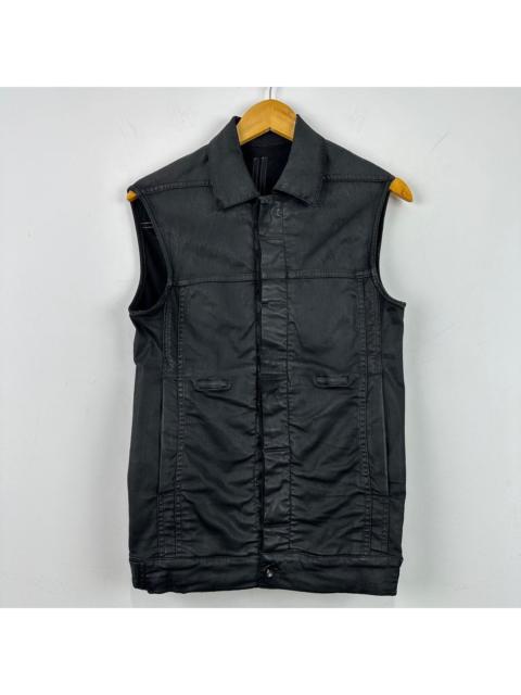 Rick Owens DRKSHDW Rick Owens Drkshdw Jumbo SBB Waxed Denim Vest