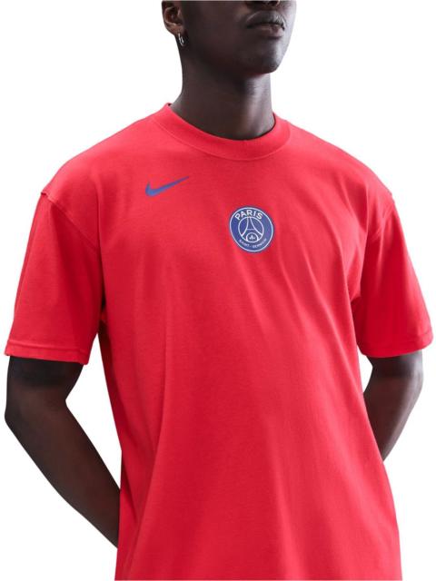 Nike Nike Men's Paris Saint-Germain 2025 Red T90 Wordmark T-Shirt