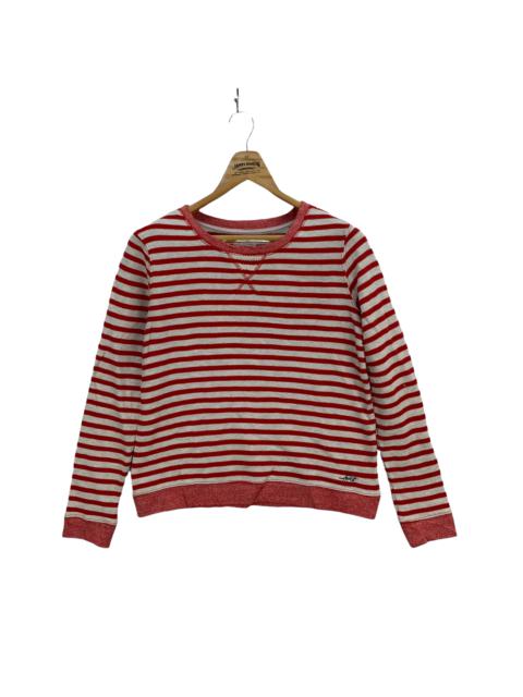 Levi's Stripes Cropped Sweatshirts #3909-135