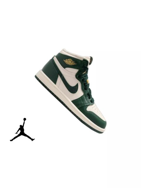 Jordan 1 Retro High OG "Fir" Preschool Girl's Shoe