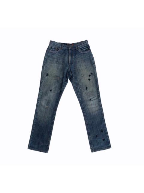 UNDERCOVER AW06 Bug Embroidery Jeans