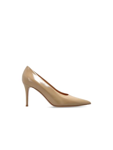 Gianvito Rossi GIANVITO ROSSI Robbie Beige 90mm Pumps New & Authentic (Wome