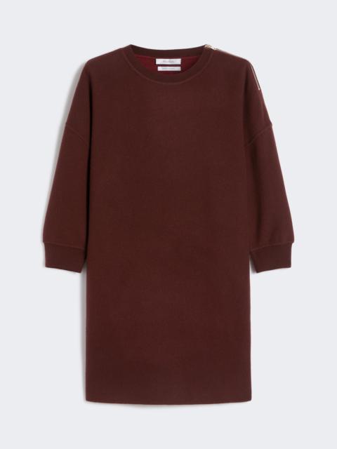 Max Mara CANADA Short, wool and cashmere jersey dress