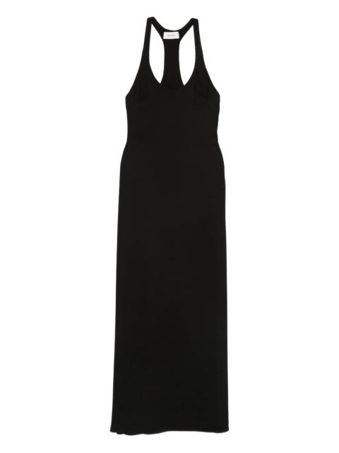 MATTEAU fluid racer-back maxi dress