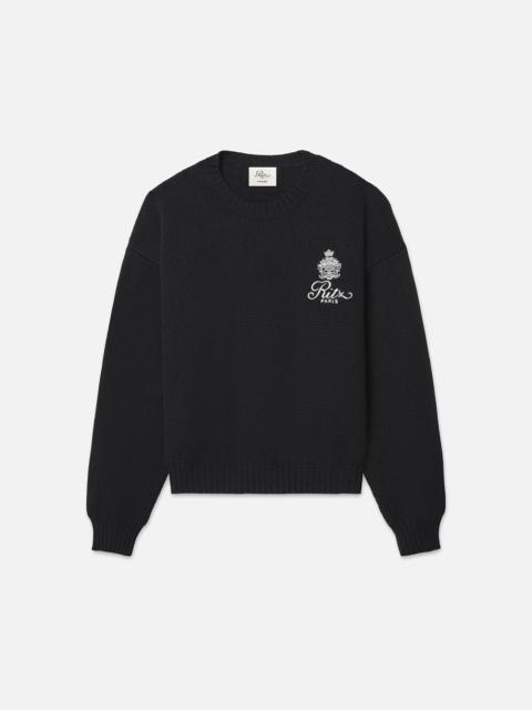 FRAME Ritz Men's Cashmere Crewneck in Black