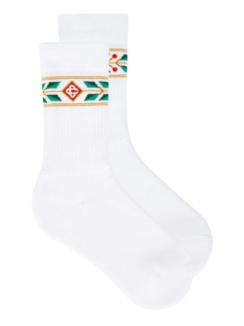 CASABLANCA Laurel Ribbed Sport Sock