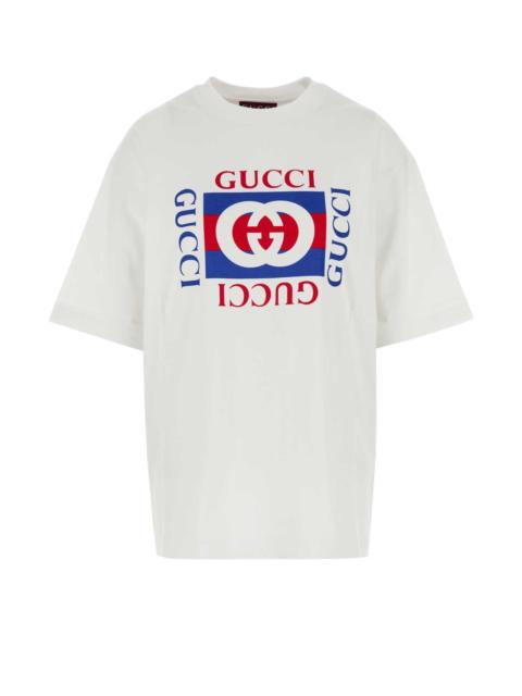 GUCCI Gucci Women White Cotton T-Shirt