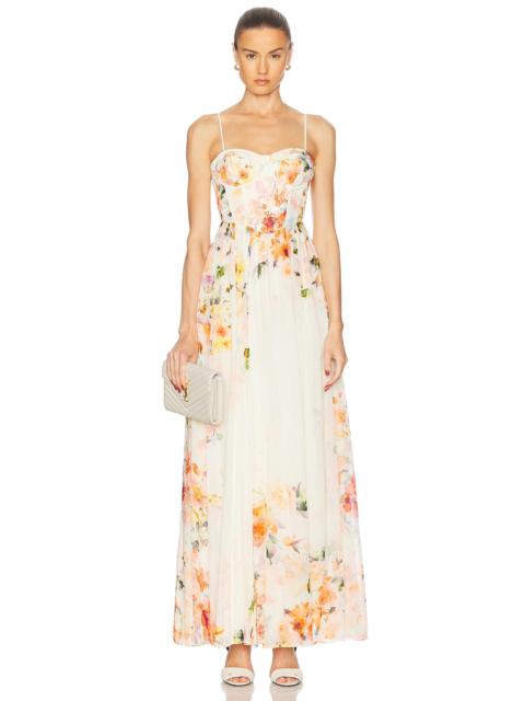 HEMANT & NANDITA Saba Corseted Long Dress