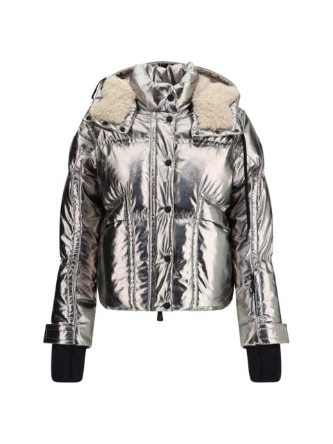 Moncler Grenoble Moncler Grenoble Women Calaque Metallic Hooded Down Ski Jacket