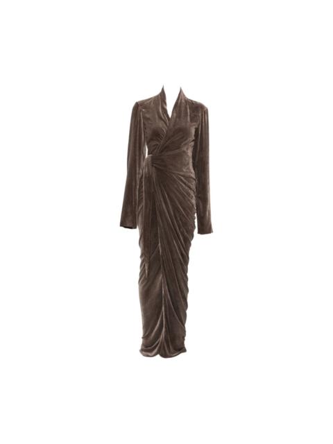 Rick Owens Draped Maxi Dress