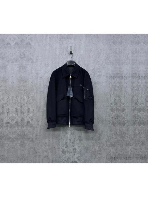 Dior Dior embossed logo pure cashmere jacket