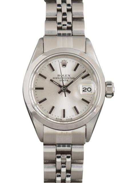 Ladies Rolex Date Ref 6916 Stainless Steel