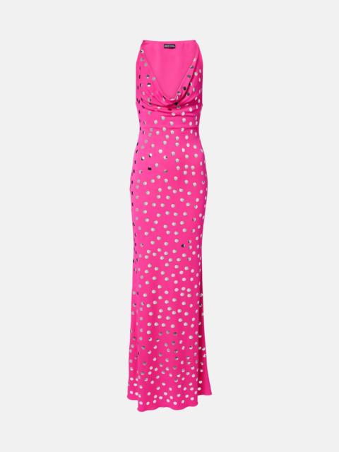 David Koma Polka-dot gown