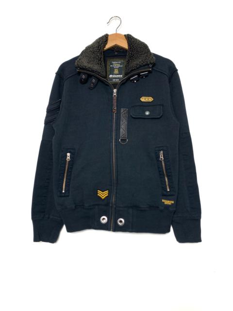 Other Designers Military - Kissmark Military Army Sweater Zipper Jacket