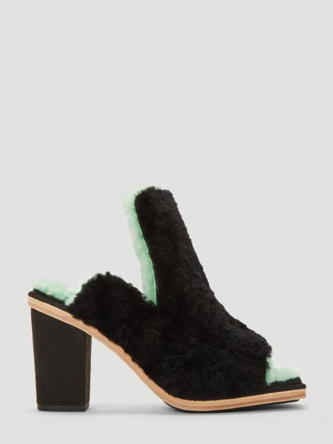 ECKHAUS LATTA Open-Toe Heel Mules