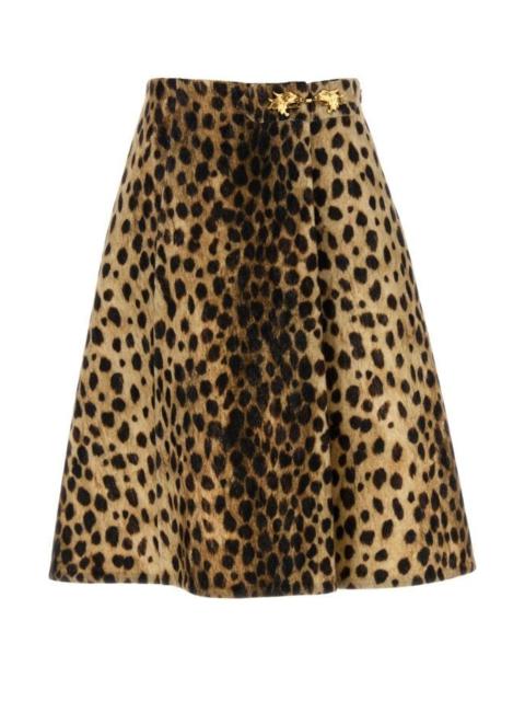 Valentino Garavani Women Printed Wool Skirt