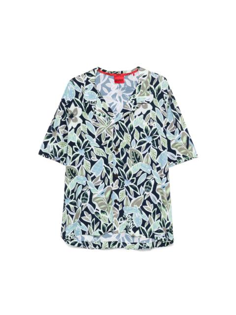 HUGO all-over print shirt