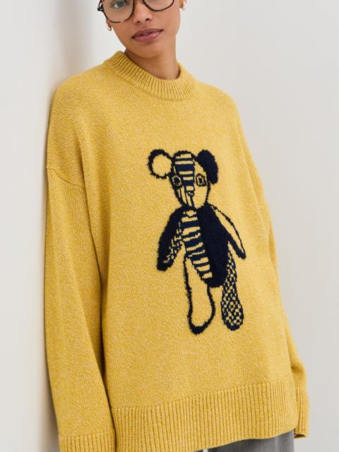 The Elder Statesman Pali Teddy Cashmere Pullover