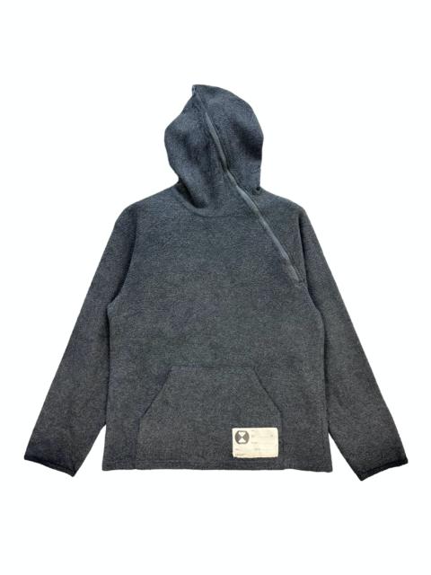 Other Designers FINAL HOME ASYMMETRICAL PULLOVER FLEECE HOODIE #7571-154