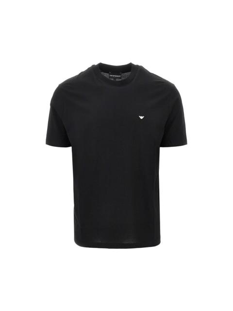 EMPORIO ARMANI Emporio Armani Lyocell Cotton T-shirt Black Men
