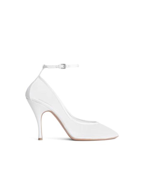 Other Designers Other - ALAÏA 100mm With Mesh Strips White Pumps New & Authentic (Wo
