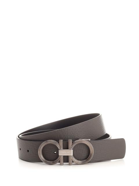 FERRAGAMO Gancini Belts White