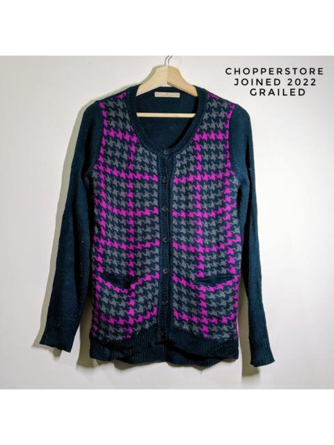 Other Designers Cardigan - Vintage Global Work Knitwear Sweater With Pocket