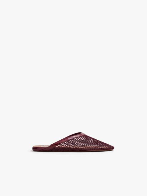 Alaïa FLAT MULES IN FISHNET