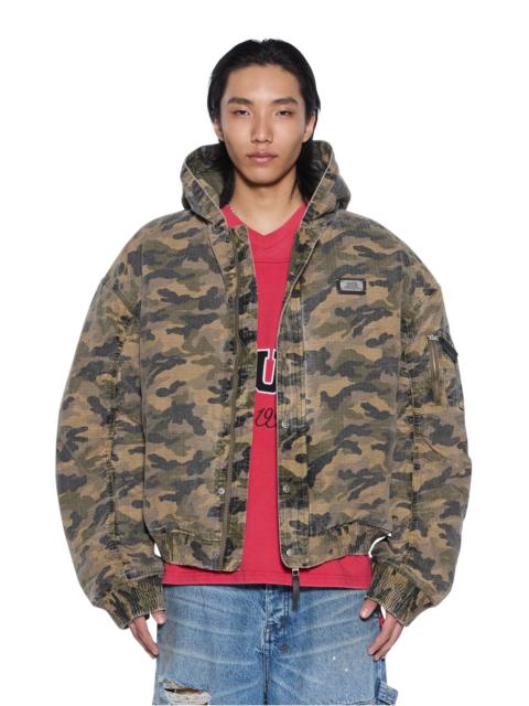 Ksubi PLATED BOMBER JACKET CAMO