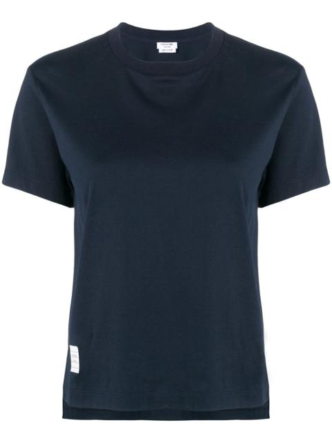 Thom Browne Women Logo-Patch Short-Sleeve T-Shirt