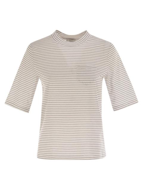 PESERICO Peserico Women Striped Cotton Jersey T-Shirt