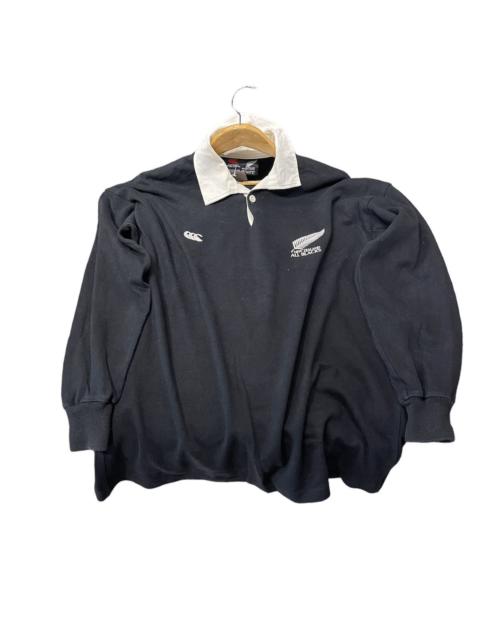 Other Designers Vintage Canterbury All Black Rugby Shirt