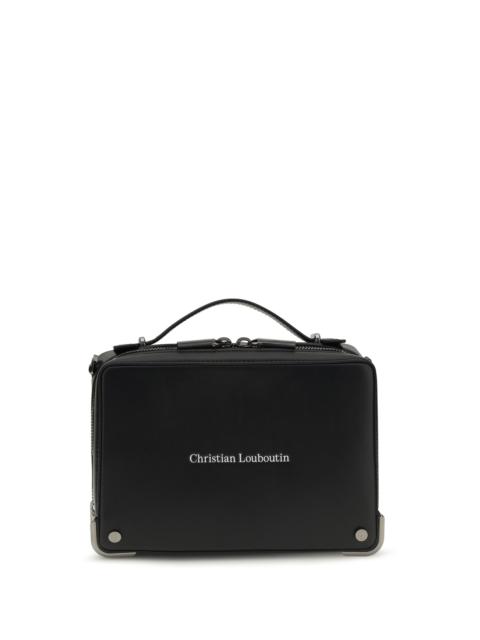 Christian Louboutin Christian Louboutin Small Tactical Leather Handbag Black