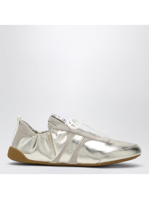 Chloé Chloe Chloe Kick Sneakers In Palladium Metallic Finish Women