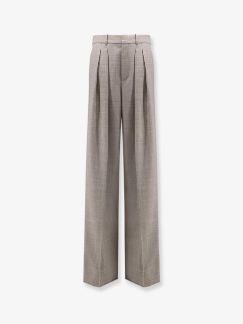 SAINT LAURENT Saint Laurent Certified Wool Trousers With Wide Leg